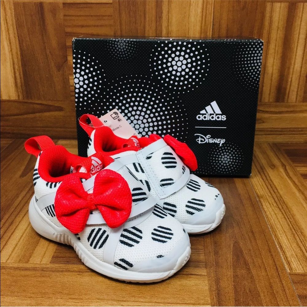 NEW Adidas x Disney Minnie Mouse Toddler Girl Shoe - Picture 2 of 8